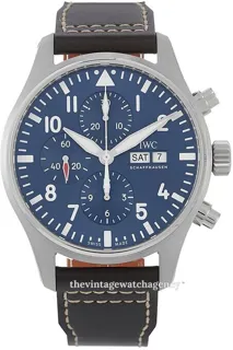 IWC Pilot Chronograph IW377714 Stainless steel Blue