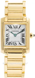 Cartier Tank Française W50002N2 18k yellow gold Silver