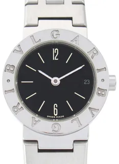 Bulgari Bulgari Bulgari BB23SS 23mm Stainless steel Black