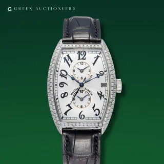 Franck Muller Master Banker 5850 MB 45mm 18k white gold Silver