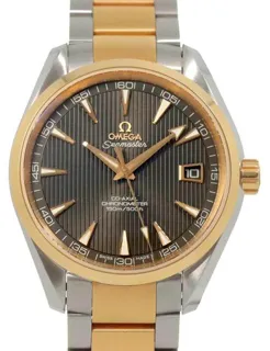 Omega Aqua Terra 231.20.42.21.06.001 41mm Stainless steel and Red gold Gray