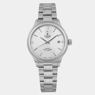 Tudor Style 38mm Stainless steel Silver