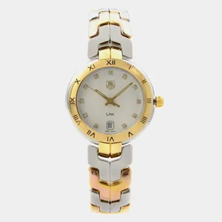 TAG Heuer Link 34mm Stainless steel and 18k yellow gold Silver