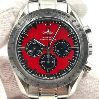 Omega Speedmaster 3506.61.00 42mm Stainless steel Red