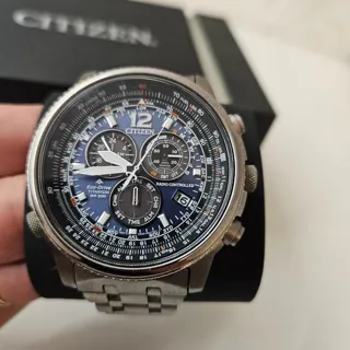 Citizen Eco-Drive AS4050-51L 45mm Titanium Blue