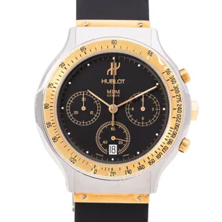 Hublot MDM 162.2 37mm Stainless steel and 18k yellow gold Black