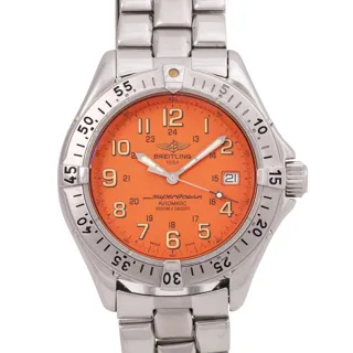 Breitling Superocean A17040 Stainless steel Orange