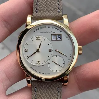 A. Lange & Söhne Lange 1 101.021 38.5mm Yellow gold Silver