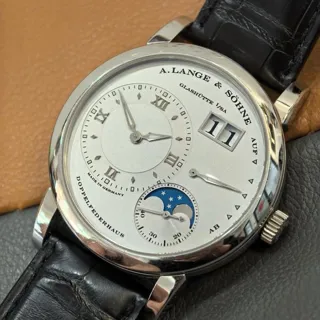 A. Lange & Söhne Lange 1 109.025 38.5mm Platinum Silver