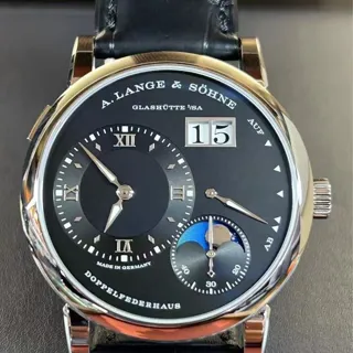 A. Lange & Söhne Lange 1 192.029 38.5mm White gold Black