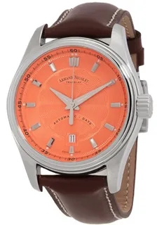 Armand Nicolet MH2 A640A-SM-P140MR2 43mm Stainless steel Salmon