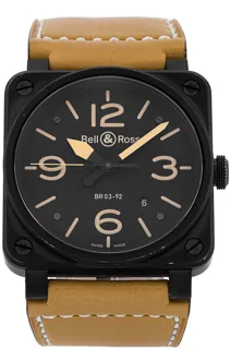 Bell & Ross BR03-92 BR03-92-S 42mm Stainless steel Black