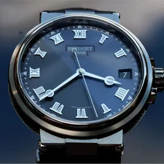 Breguet Marine 5517TI/G2/9ZU 40mm Titanium Gray