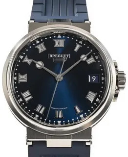 Breguet Marine 5517TI/Y1/5ZU 40.5mm Titanium Blue