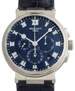 Breguet Marine 5527BB/Y2/9WV 42mm White gold Blue