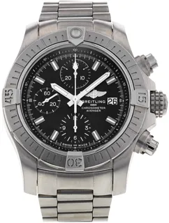 Breitling Avenger A13385 Stainless steel Black