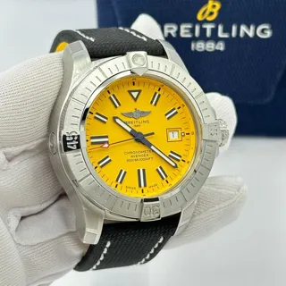 Breitling Avenger Seawolf A17319101I1X1 45mm Stainless steel Yellow