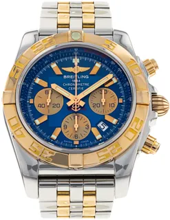 Breitling Chronomat 44 CB0110 Rose gold and Stainless steel Blue