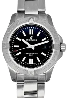 Breitling Colt A17388101B1A1 44mm Stainless steel Black