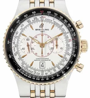 Breitling Montbrillant Légende C23340 46mm Yellow gold and Stainless steel White