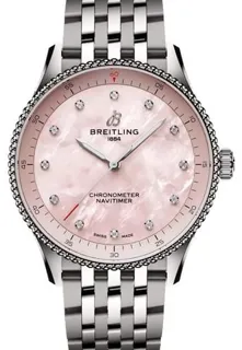 Breitling Navitimer A77320D91K1A1 32mm Stainless steel Pink