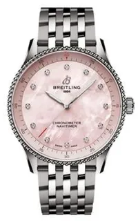 Breitling Navitimer A77320D91K1A1 32mm Stainless steel Pink