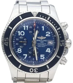 Breitling superoc A13311 Stainless steel Blue