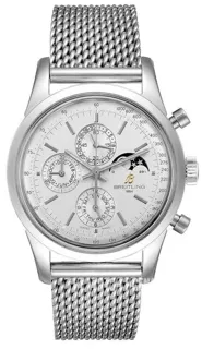 Breitling Transocean Chronograph 1461 A1931012/G750 43mm Stainless steel White