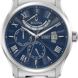 Bulova 96C147 43mm Stainless steel Blue