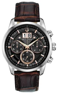 Bulova Classic 96B311 44mm Stainless steel Black