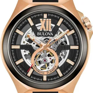 Bulova Classic 98A177 44mm Stainless steel Black