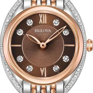 Bulova Classic 98R230 30mm Stainless steel Brown