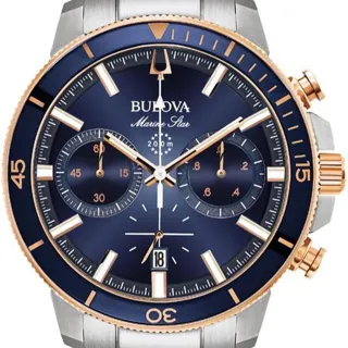 Bulova Marine Star 98B301 45mm Stainless steel Blue