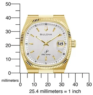 Bulova Precisionist 97B223 38mm Stainless steel White