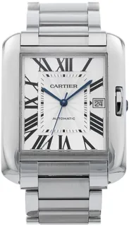 Cartier Tank Anglaise w5310008 Stainless steel Silver