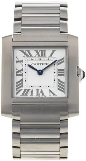 Cartier Tank Française WSTA0074 27mm Stainless steel Silver