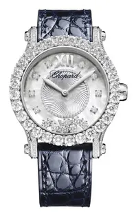 Chopard Happy Sport 274809-1001 36mm 18k white gold White