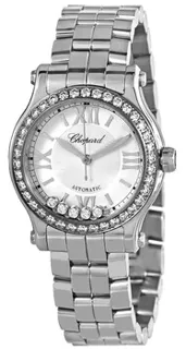 Chopard Happy Sport 278573-3014 Stainless steel Silver Guilloche Center