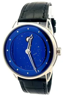 De Bethune DB25 DB25LWS3V2 44mm White gold Blue