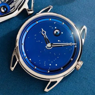 De Bethune DB25 DB25svMLWS3 40mm White gold Blue