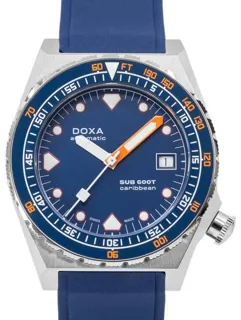 Doxa Sub 861.10.201.32 40mm Stainless steel Blue