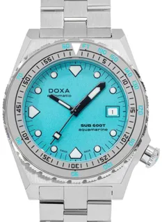 Doxa Sub 862.10.241.10 40mm Stainless steel Blue