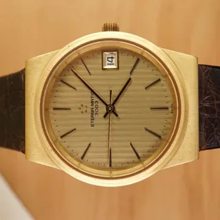 Eterna Matic 35mm Yellow gold Golden