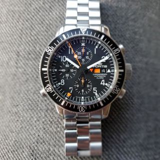 Fortis B-42 Official Cosmonauts 639.22.11 M Stainless steel Black Fortis B-42 Official Cosmonauts 639.22.11 M Stainless steel Black