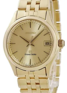 Grand Seiko Heritage SBGX018 9F62-0A40 35mm Yellow gold Golden