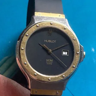 Hublot Classic 32mm Yellow gold and Stainless steel Black