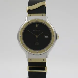 Hublot MDM 1390 100 2 28mm Yellow gold and Stainless steel Black