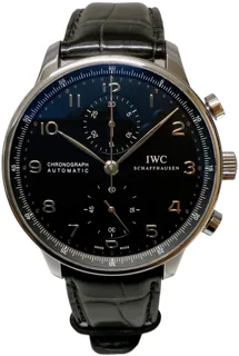 IWC Portugieser IW371447 Stainless steel Black