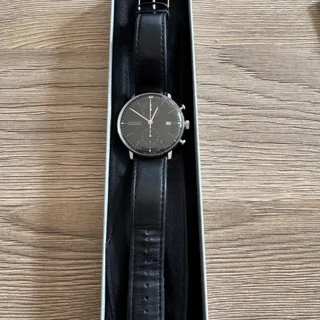 Junghans max bill 027/4601.00 40mm Stainless steel Black