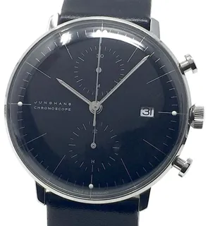 Junghans max bill 027/4601.00 40mm Stainless steel Black